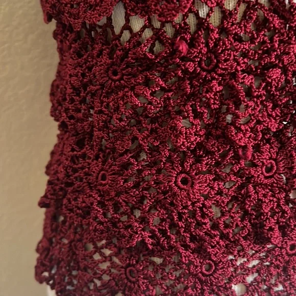 Forever 21 beaded crochet top - Picture 2 of 6